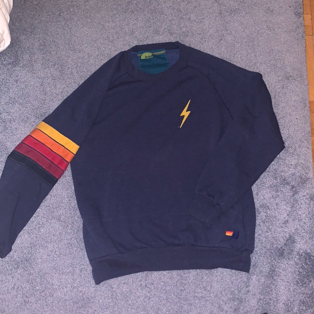 Dark blue Aviator nation crewnweck sweatshirt